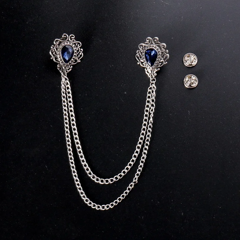 Event Suppliers - Elegante vintage legering strass grote broche