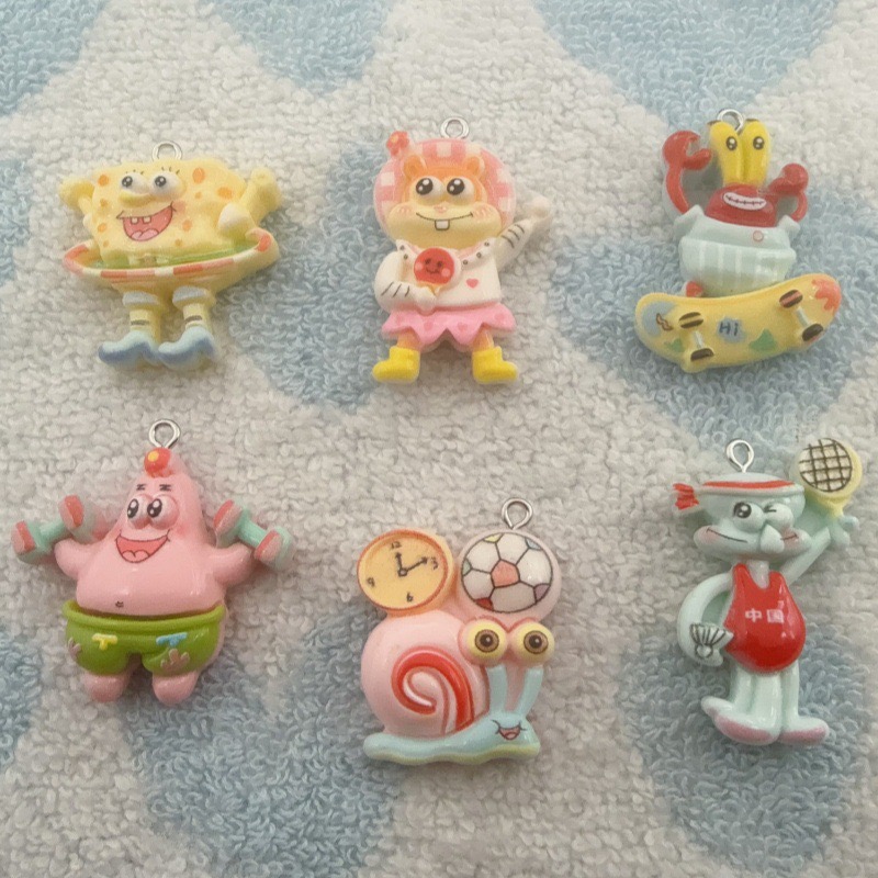 Event Party - 10 stuks cartoonhars hangers, DIY sieraden