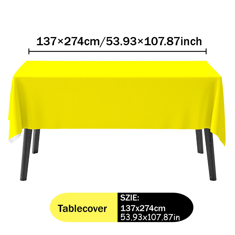 Geel tafelkleed servetset draa - Table Cloth Disposable recensie en prijs