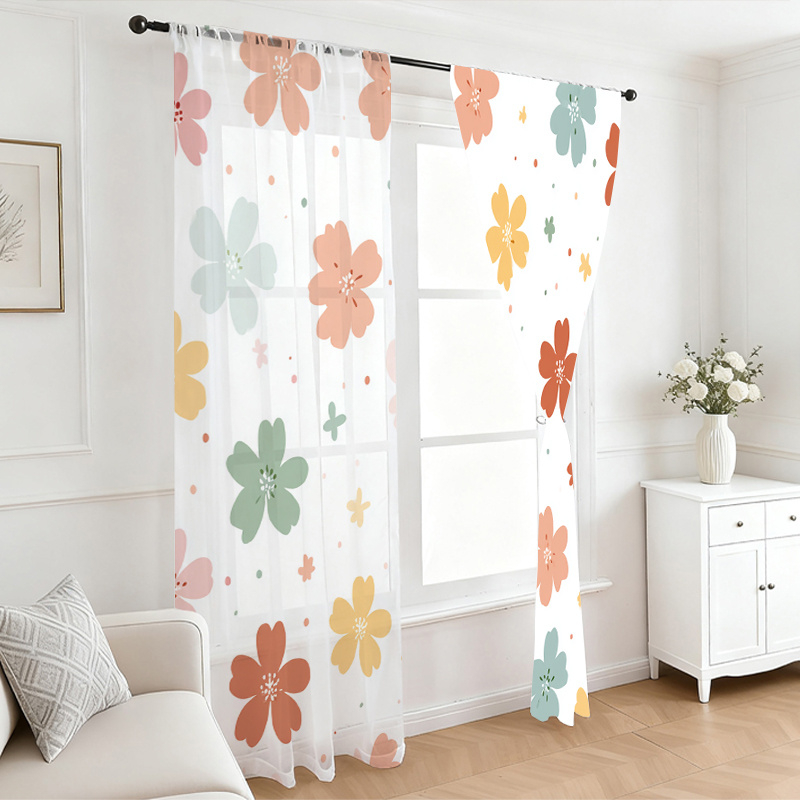 2 stuks digitaal bedrukt trans - Flower Wall Panel recensie en prijs